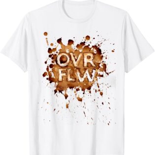 OVRFLW Spilled Coffee Art T-Shirt